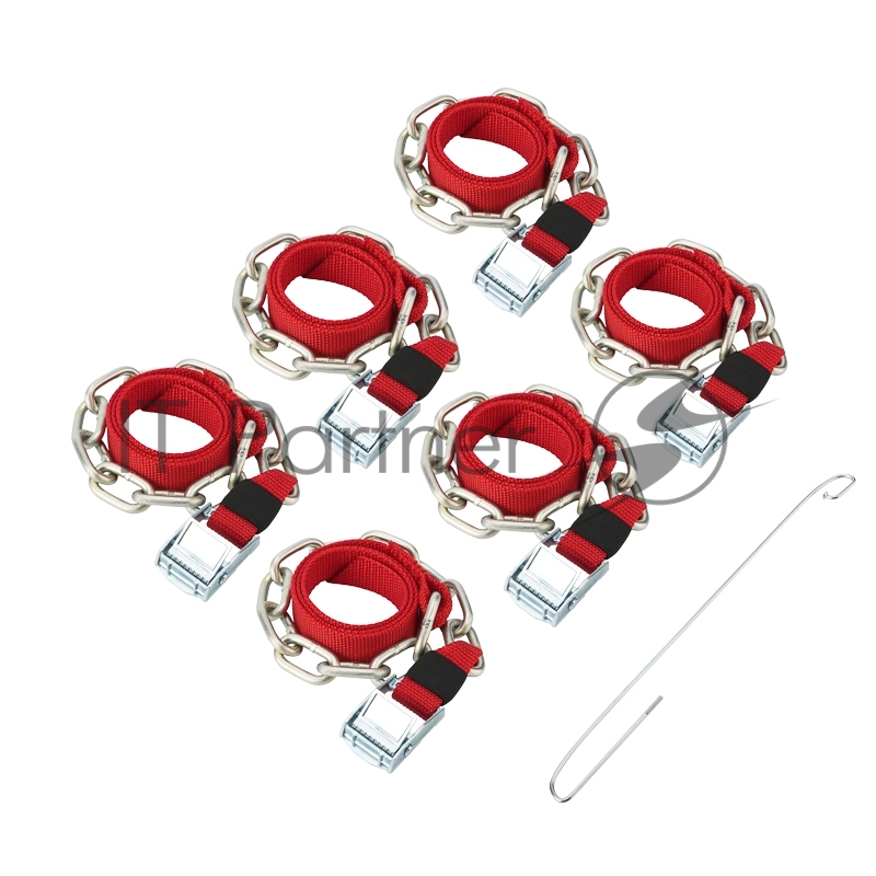 Цепи (браслеты) противоскольжения REXANT для кроссоверов, однорядные, к-т 6 шт.