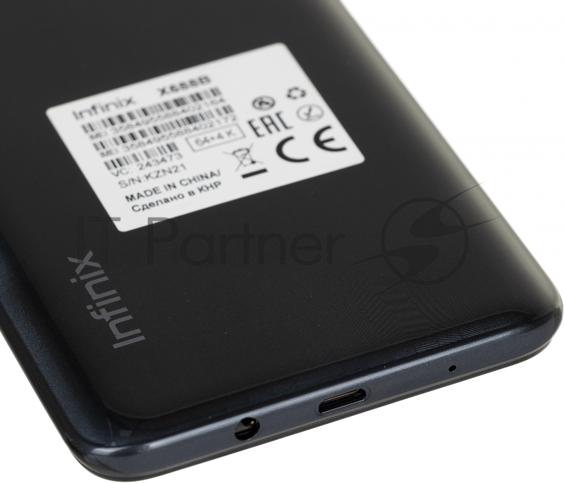 Смартфон Infinix X688B Hot 11 play 64Gb 4Gb черный моноблок 3G 4G 2Sim 6.82 720x1640 Android 11 13Mpix 802.11 a/b/g/n/ac GPS GSM900/1800 GSM1900 TouchSc FM microSD max512Gb