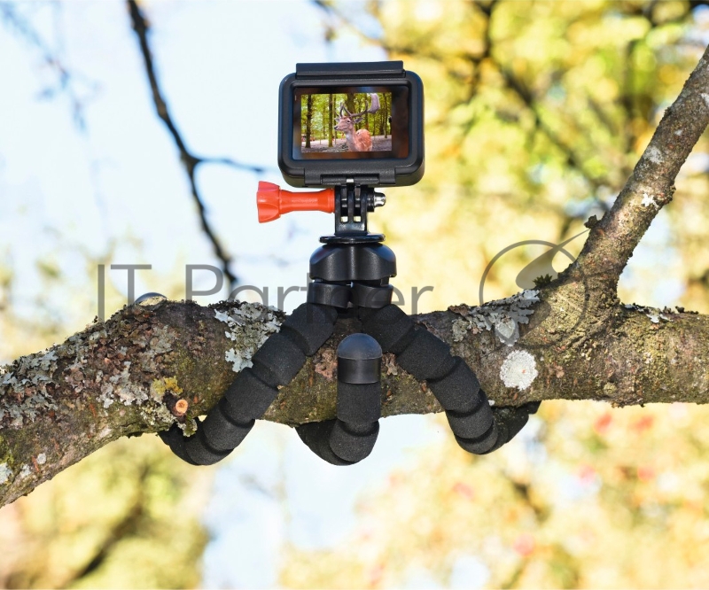 Штатив Hama Flex 2in1 универсальный черный алюминий (145гр.)