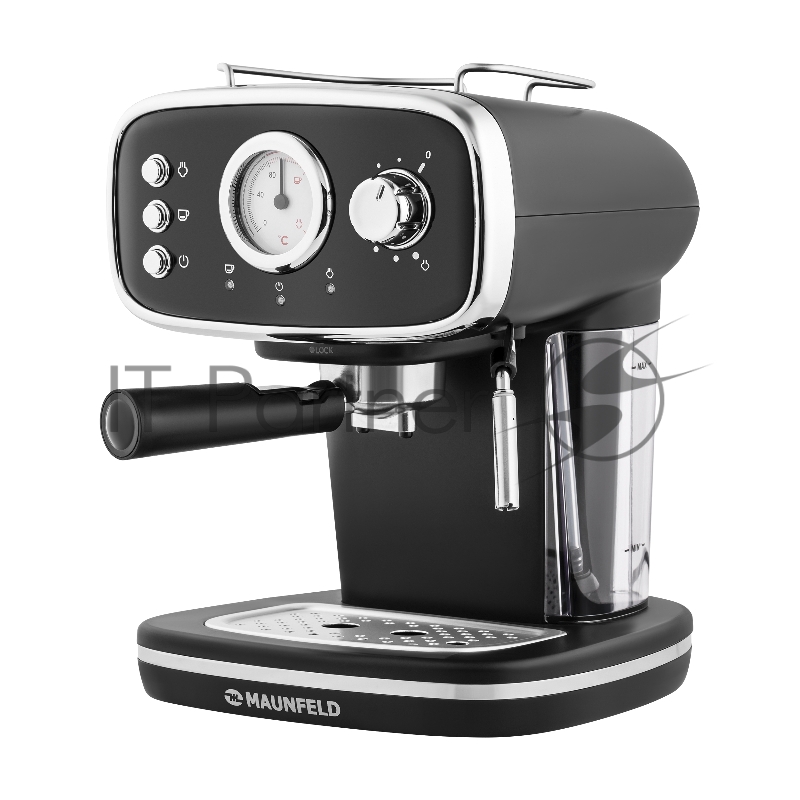 Кофемашина рожкового типа MAUNFELD MF-736BK