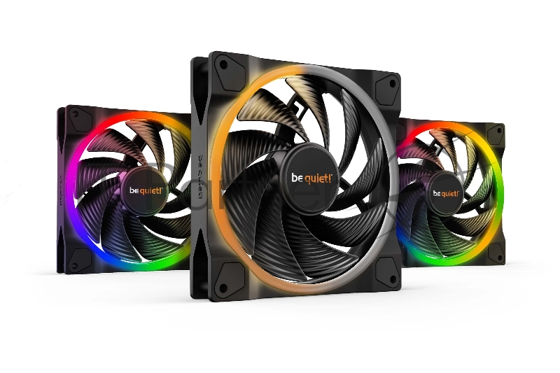 Комплект вентиляторов (3 шт.) be quiet! Light Wings 140mm PWM High-speed Triple-Pack / BL079