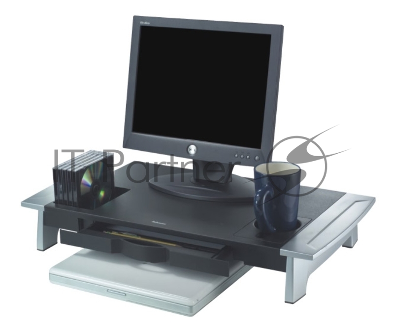 Подставка под монитор Fellowes Office Suites Premium черный/серый