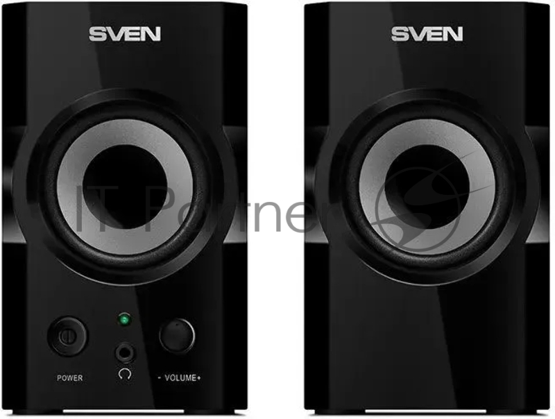 Колонки Sven SPS-606 2.0 черный 6Вт