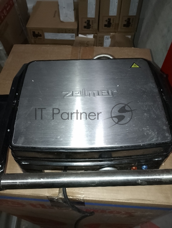 Гриль ZELMER ZPR2000 BLACK/INOX