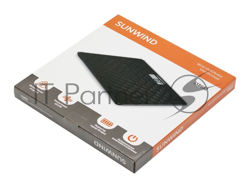 Весы напольные электронные SunWind SSB052 макс.180кг рисунок