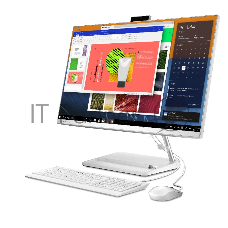 Моноблок Lenovo IdeaCentre AIO 3 27IMB05 27 (1920x1080) / Intel Core i5 10400T(2Ghz)/8192Mb/256SSDGb/D UHD Graphics 630/BT/WiFi/war 1y/9kg/white/DOS + Keyboard, mouse USB