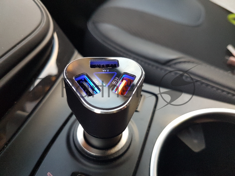 Зарядное устройство АЗУ (ACD-C233-X3B) 23Вт, 3xUSB 1QC+2Smart, 3.6~12В, 3А RTL {120}