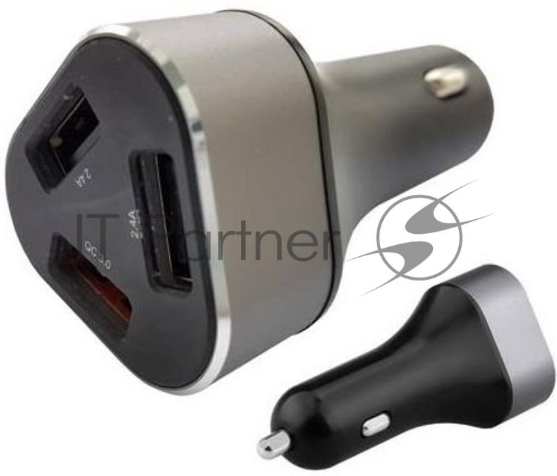 Зарядное устройство АЗУ (ACD-C233-X3B) 23Вт, 3xUSB 1QC+2Smart, 3.6~12В, 3А RTL {120}