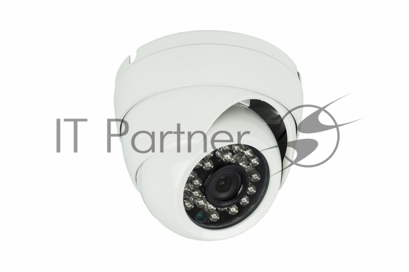 Купольная уличная камера AHD 1.0Мп (720P), объектив 3.6 мм., ИК до 20 м.
