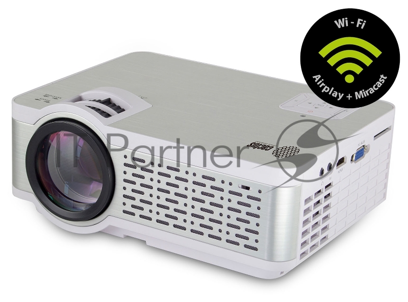 Проектор Cactus CS-PRE.05WT.WXGA-W LCD 1800Lm (1280x720) 1500:1 ресурс лампы:30000часов 1xUSB typeA 2xHDMI 1.75кг