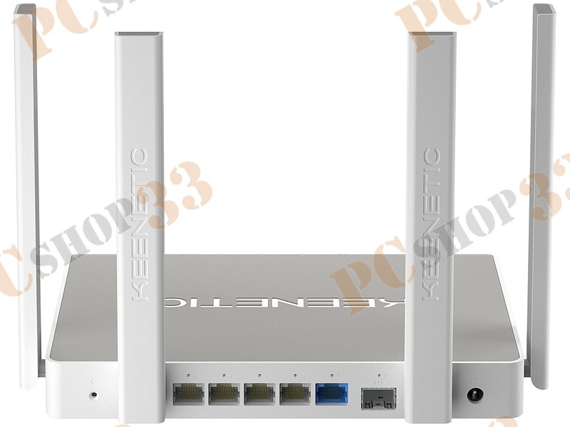 Беспроводной маршрутизатор KEENETIC Giga WiFi 867Мбит/сек. + 4 порта LAN 1Гбит/сек. + 1 порт WAN 1Гбит/сек./SFP + 1 порт USB2.0 + 1 порт USB3.0