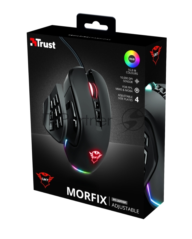 Проводная мышь Trust GXT970 MORFIX CUSTOMISABLE MOUSE