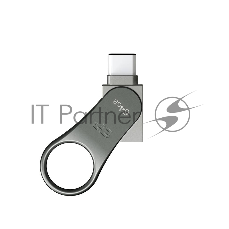 Флеш Диск 16GB USB Drive <USB 3.0> Silicon Power Mobile C80 USB 3.0 + Type C (SP016GBUC3C80V1S)