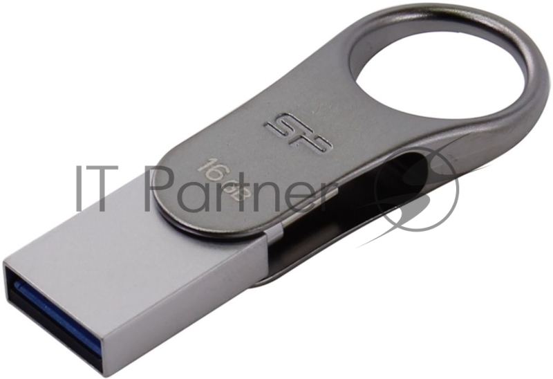 Флеш Диск 16GB USB Drive <USB 3.0> Silicon Power Mobile C80 USB 3.0 + Type C (SP016GBUC3C80V1S)