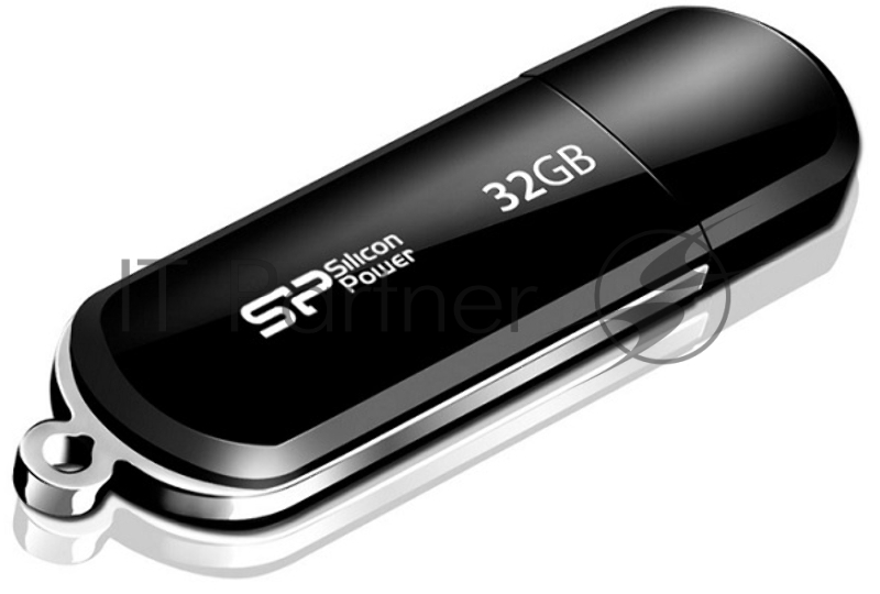 Флеш Диск Silicon Power 32Gb LuxMini 322 SP032GBUF2322V1K USB2.0 черный