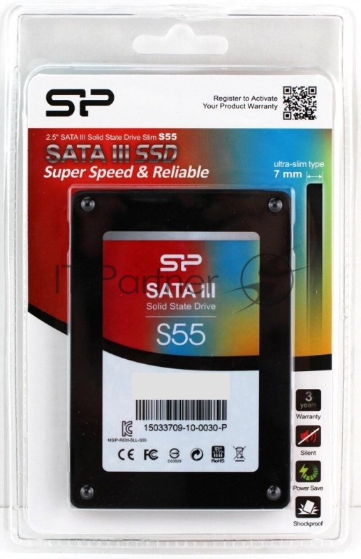 Твердотельный накопитель SSD жесткий диск SATA2.5 960GB S55 SP960GBSS3S55S25 SILICON POWER