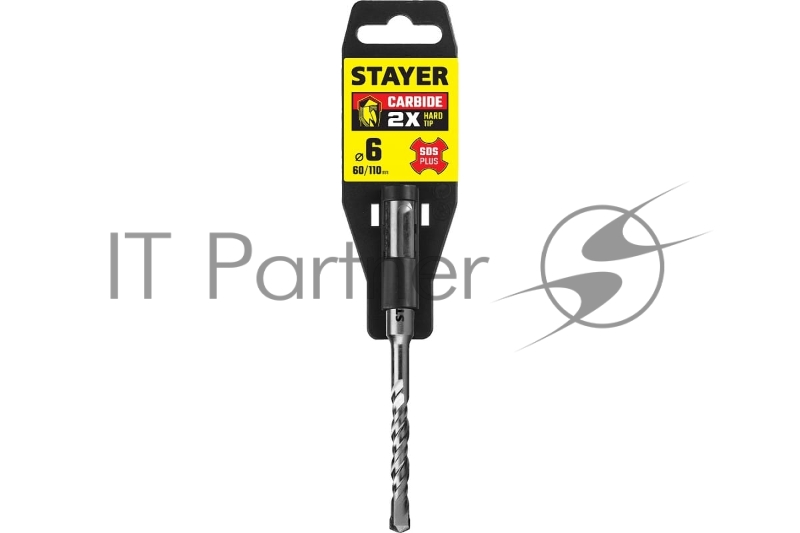 Бур STAYER SDS-plus 6 x 110 мм, Professional 2930-110-06_z02