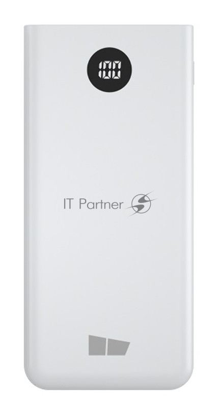 Внешний аккумулятор 10000mAh Smart 3USB 3A PD 18W+QC3.0 быстрая зарядка More choice PB31S (White)