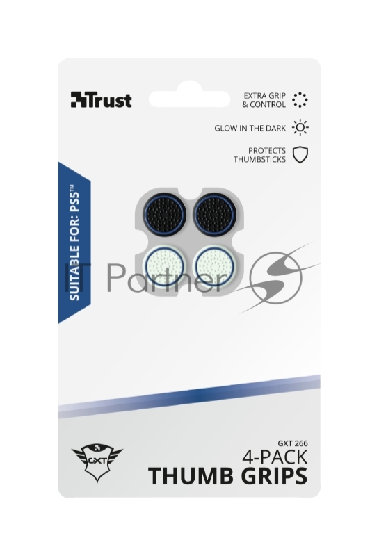 Накладки под большие пальцы для геймпада Trust GXT266 4-PACK THUMB GRIPS PS5