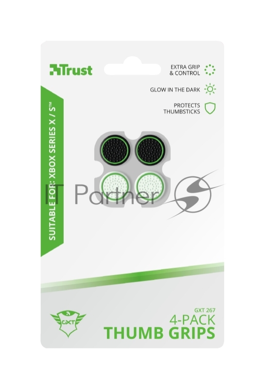 Накладки под большие пальцы для геймпада Trust GXT267 4-PACK THUMB GRIPS XBOX