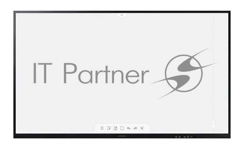 Панель Samsung 75 WM75A Flip Chart черный E-LED BLU LED 8ms 16:9 HDMI матовая 4000:1 350cd 178гр/178гр 3840x2160 Ultra HD USB 40кг (RUS)