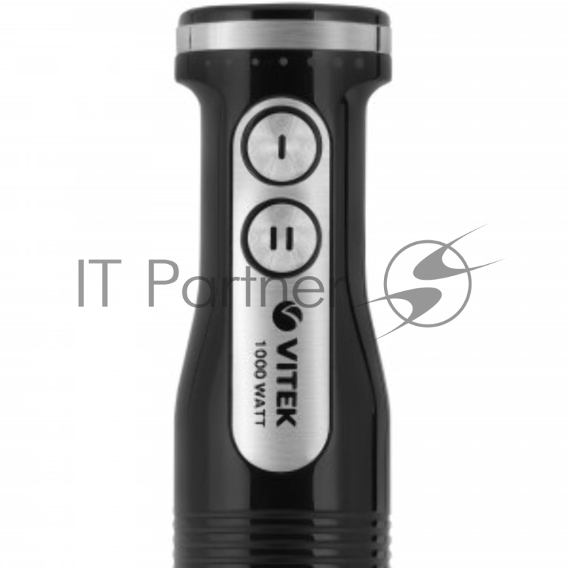 Блендер Vitek VT-8532 (BK) черный Максимальная мощность 1000 Вт 2. 2 скоростных режима 3. Погружная часть и лезвия из нержавеющей стали