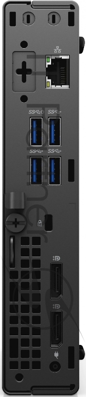 Компьютер Dell Optiplex 3090 Micro i5 10500T (2.3) 8Gb SSD256Gb UHDG 630 Windows 10 Professional upgW11Pro GbitEth WiFi BT 65W клавиатура мышь черный