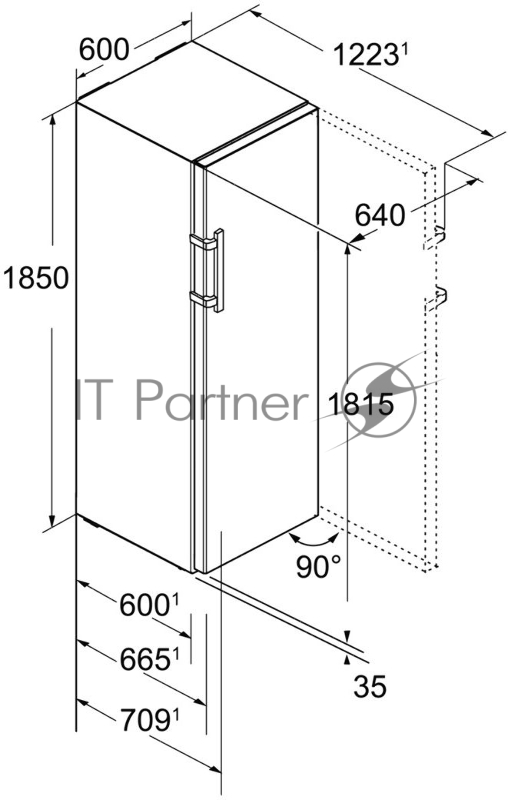 Холодильник Liebherr SKBes 4370 нержавеющая сталь (однокамерный)