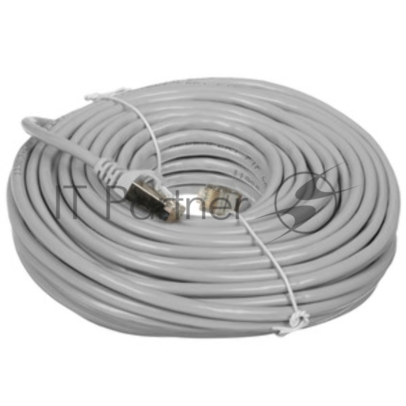 Патч-корд UTP Cablexpert PP6U-20M кат.6, 20 м, литой, многожильный (серый)