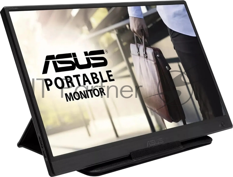 Монитор Asus 15.6 Portable MB165B черный IPS LED 10ms 16:9 M/M матовая 500:1 220cd 90гр/65гр 1366x768 USB Touch