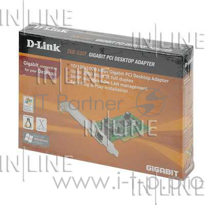 Сет.карта Ethernet 1Гбит/сек. D-Link DGE-530T (PCI)