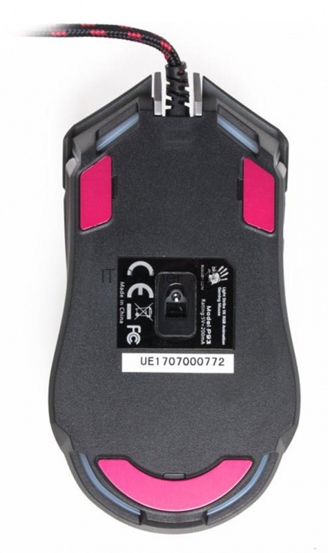 Мышь A4Tech Bloody P93 Light Strike черный оптическая (5000dpi) USB2.0 (8but)