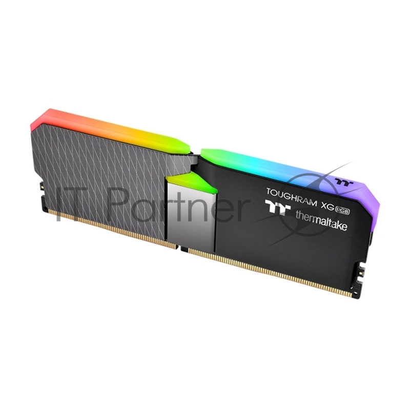 Модуль памяти 16GB Thermaltake DDR4 4000 DIMM TOUGHRAM XG RGB Black Gaming Memory R016D408GX2-4000C19A Non-ECC, CL19, 1.35V, Heat Shield, XMP 2.0, Kit (2x8GB), RTL (523110)