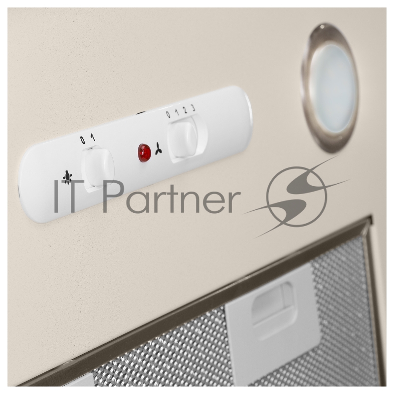 Вытяжка каминная Hyundai HWH 6331 BE бежевый управление: кнопочное (1 мотор)