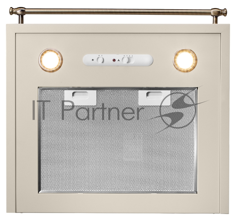 Вытяжка каминная Hyundai HWH 6331 BE бежевый управление: кнопочное (1 мотор)