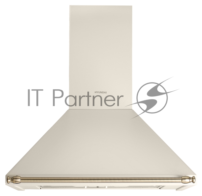 Вытяжка каминная Hyundai HWH 6331 BE бежевый управление: кнопочное (1 мотор)