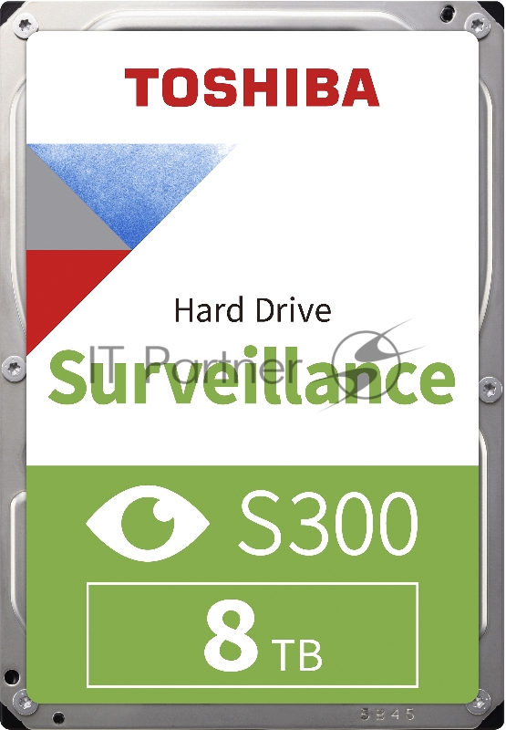 Жесткий диск Toshiba SATA-III 8Tb HDWT380UZSVA Surveillance S300 (7200rpm) 256Mb 3.5