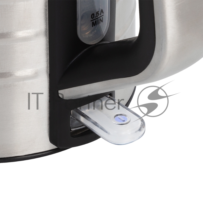 Чайник электрический Endever Skyline KR-371S, сталь, мощность 2200 Вт, емеость 1,7 Л, корпус из нержавеющей стали, 4 штуп