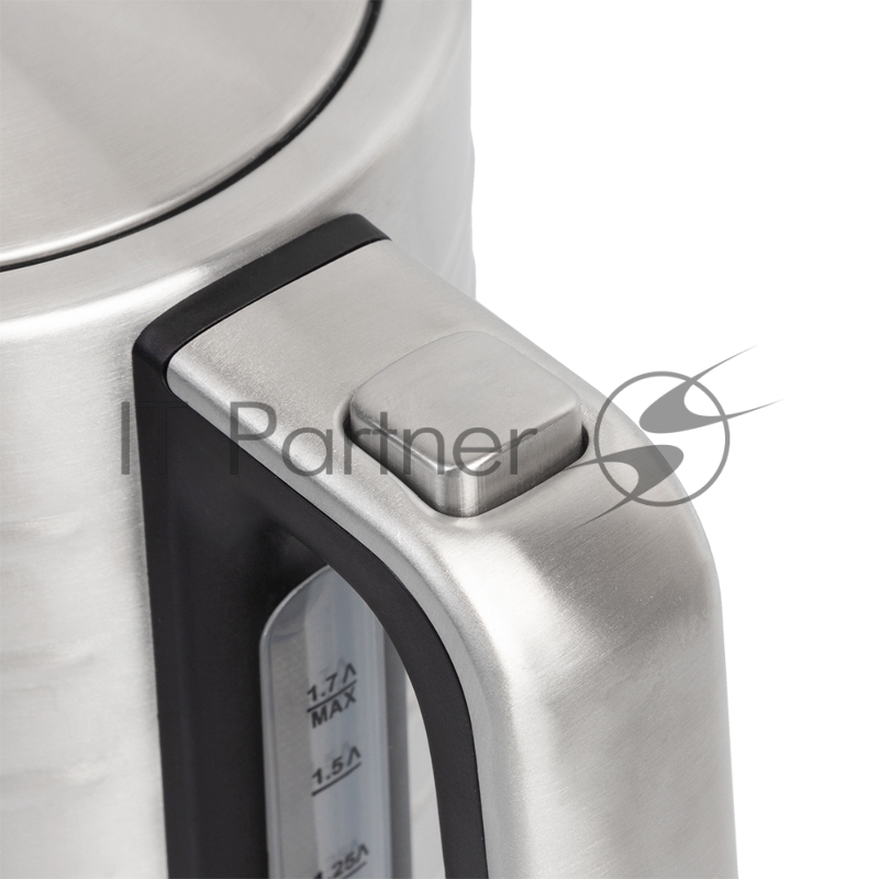 Чайник электрический Endever Skyline KR-371S, сталь, мощность 2200 Вт, емеость 1,7 Л, корпус из нержавеющей стали, 4 штуп