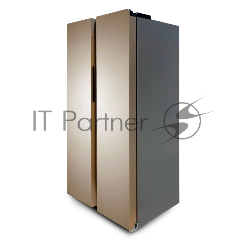 Холодильник NFK-420 SbS золотистый inverter