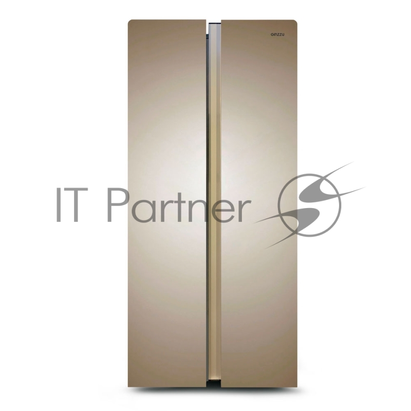 Холодильник NFK-420 SbS золотистый inverter