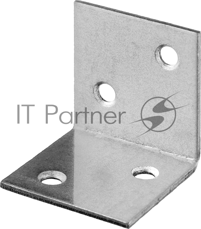 Уголок мебельный широкий УМШ-1.5, 30х30х30 х 1.5мм, белый цинк, ЗУБР