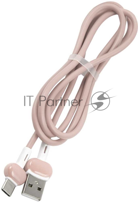 Кабель Redline Candy УТ000021996 USB Type-C (m) USB A (m) 1м розовый