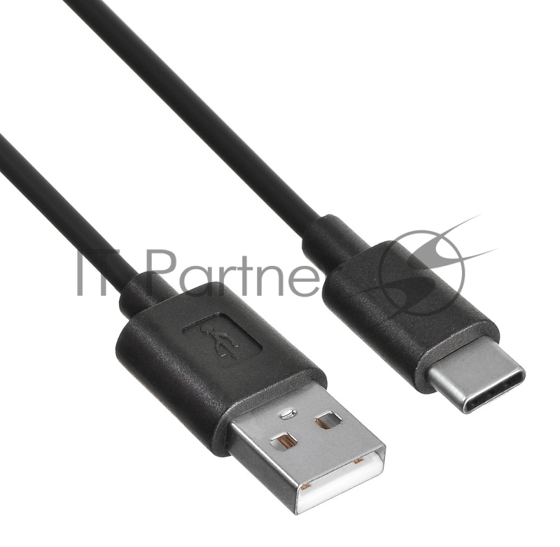 Кабель Buro USB-TC-1.2B3A 1.2м черный