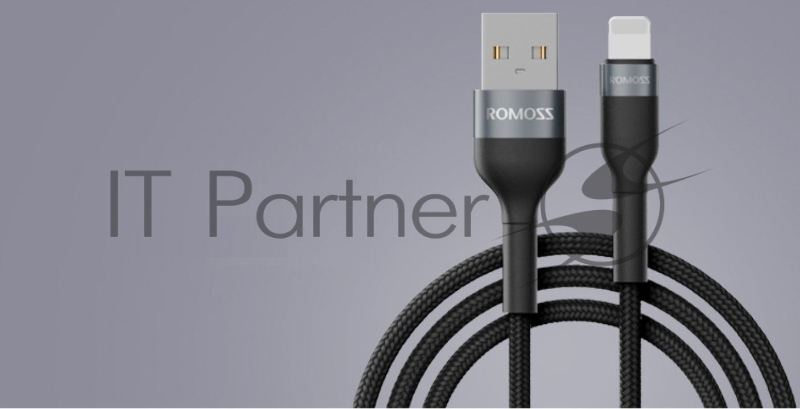 Кабель Romoss CB12B DYDC01039/CB12B-61-G23 USB (m)-Lightning (m) 1м черный