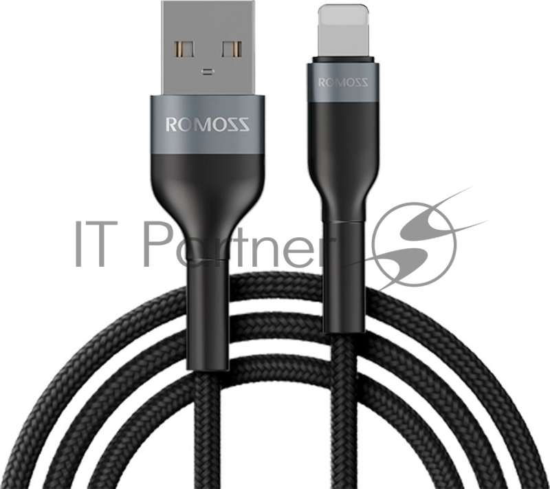 Кабель Romoss CB12B DYDC01039/CB12B-61-G23 USB (m)-Lightning (m) 1м черный