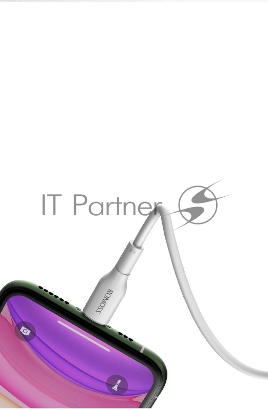 Кабель Romoss CB171 DYDC01054/CB171-63-123 USB Type-C (m)-Lightning (m) 1м белый