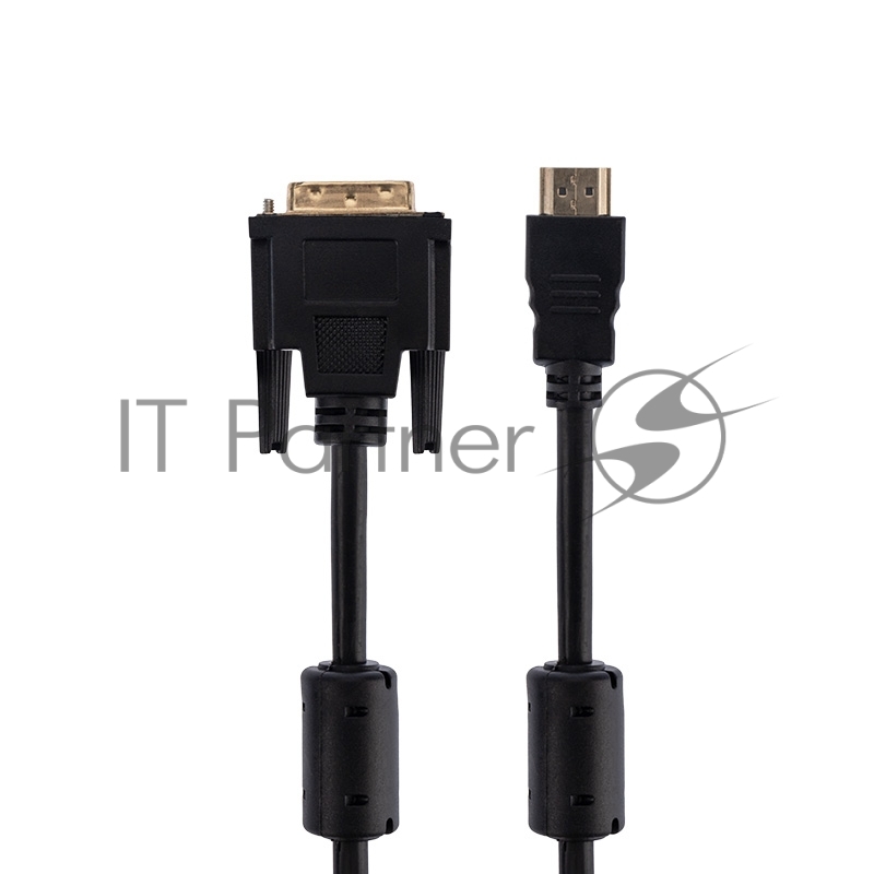 Кабель Rexant (17-6306) Шнур HDMI - DVI-D gold 5М с фильтрами