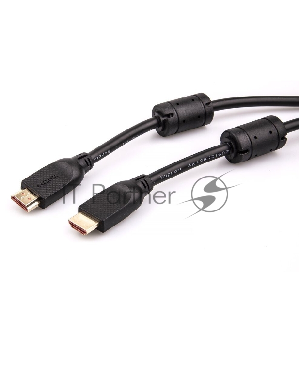 Кабель HDMI 19M/M ver 2.0, 5М,2 фильтра, VCOM/Aopen/Qust <ACG517D-5M>