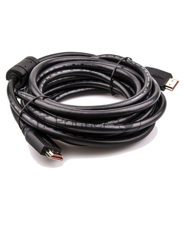Кабель HDMI 19M/M ver 2.0, 5М,2 фильтра, VCOM/Aopen/Qust <ACG517D-5M>